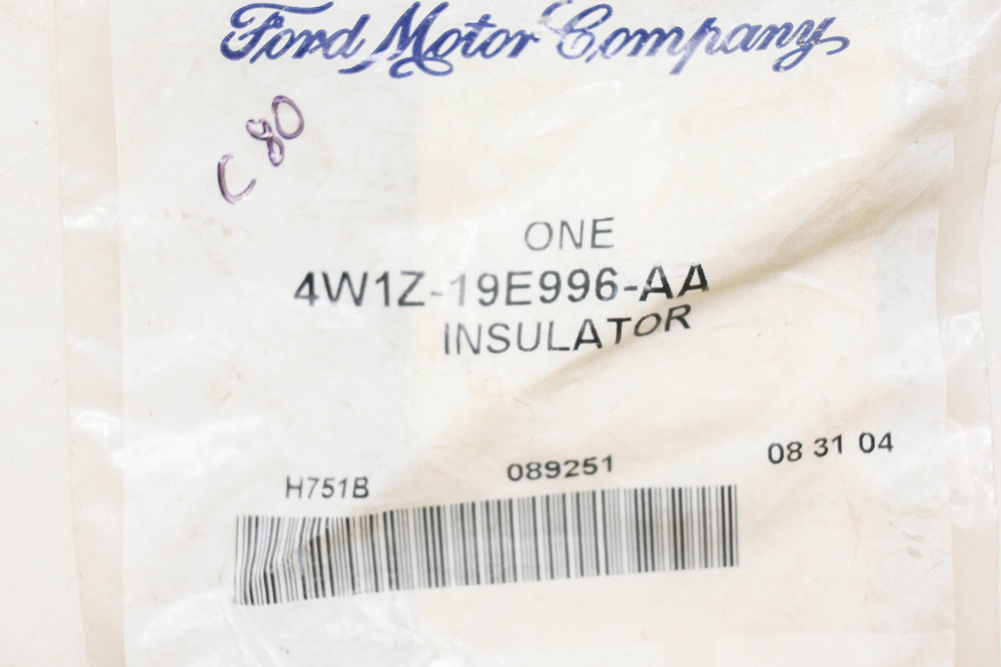 New OEM Ford 4W1Z-19E996-AA Air Vent Insulator NOS