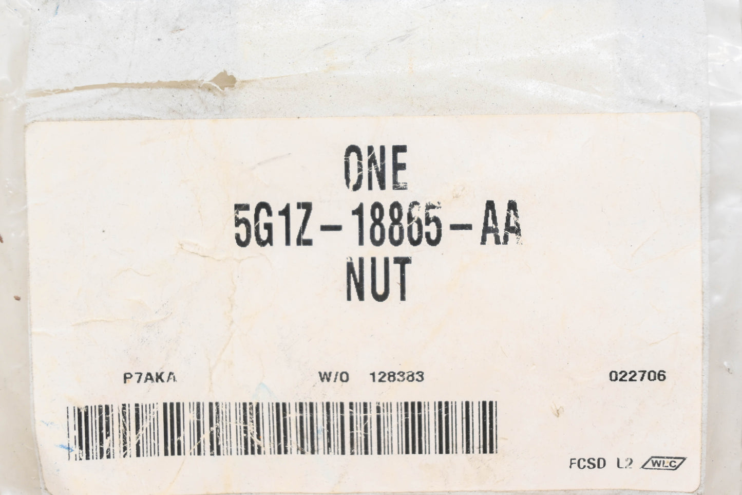New OEM Ford 5G1Z-18865-AA Headlamp Assembly Nut NOS
