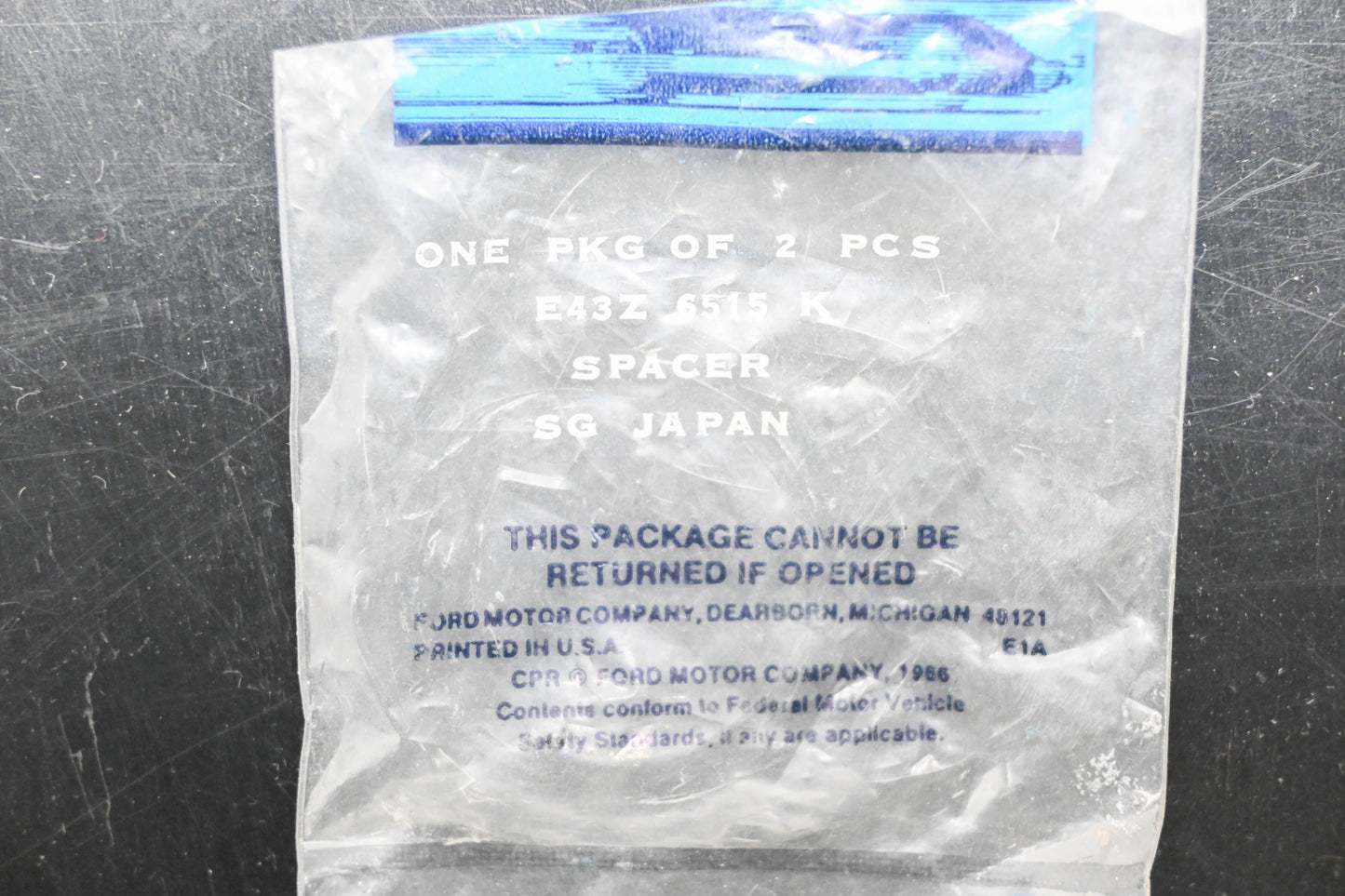 New OEM Ford E43Z-6515-K Valve Adjusting Spacers Qty 2 NOS