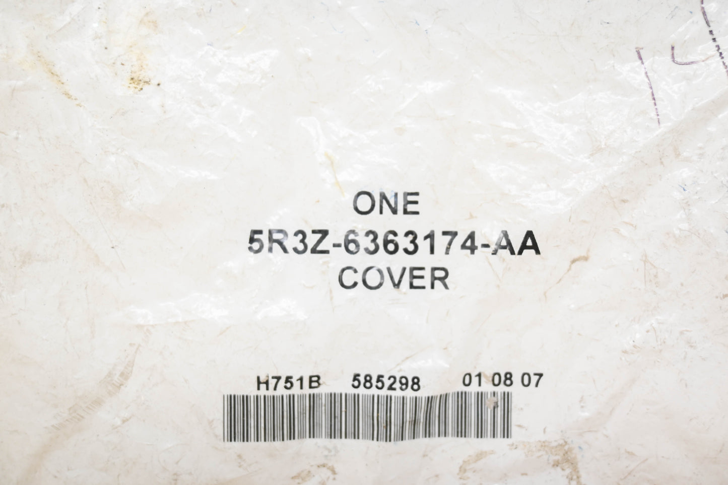 New OEM Ford 5R3Z-6363174-AA Seat Back Adjust Cover NOS