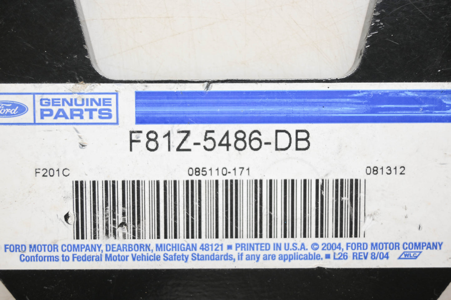 New OEM Ford F81Z-5486-DB, F81A-5486-DB Bracket NOS