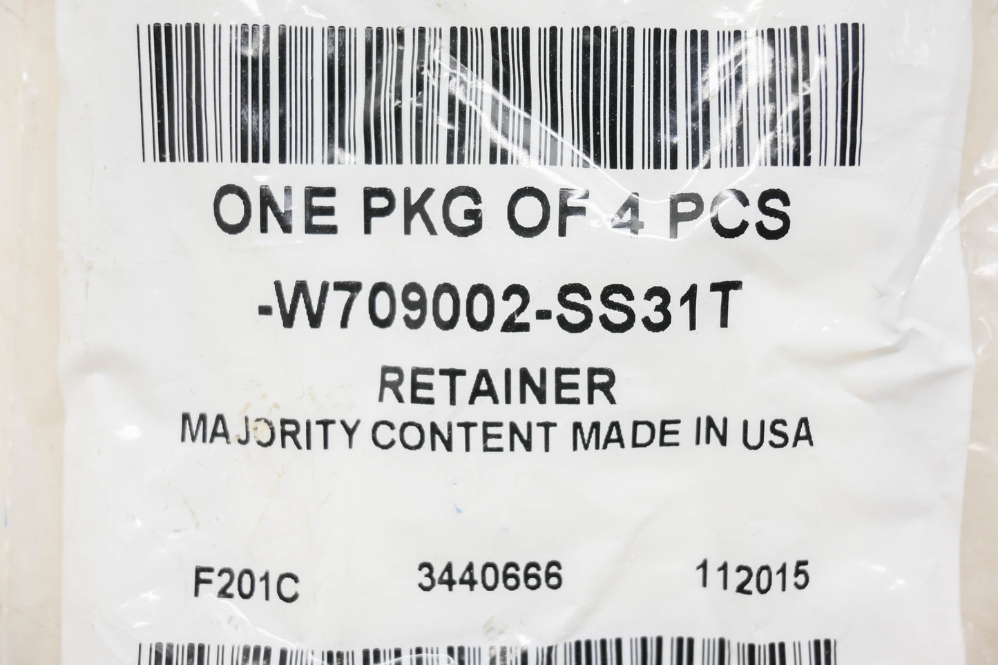 New OEM Ford W709002-SS31T Body Side Trim Retainer NOS