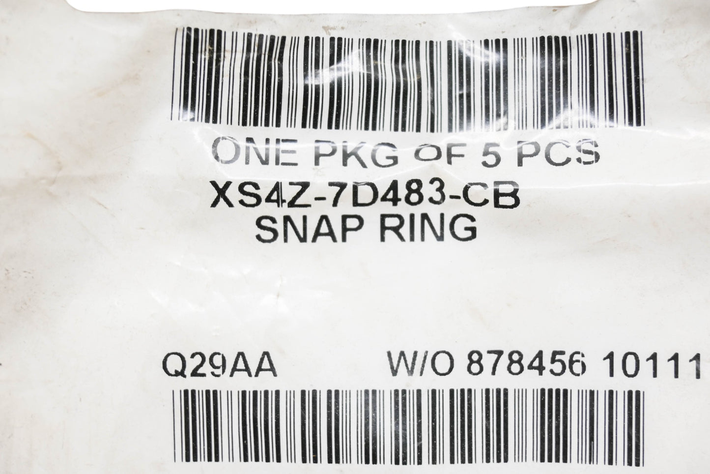 New OEM Ford XS4Z-7D483-CB Reverse Clutch Spring Retainer Snap Ring Qty 4 NOS