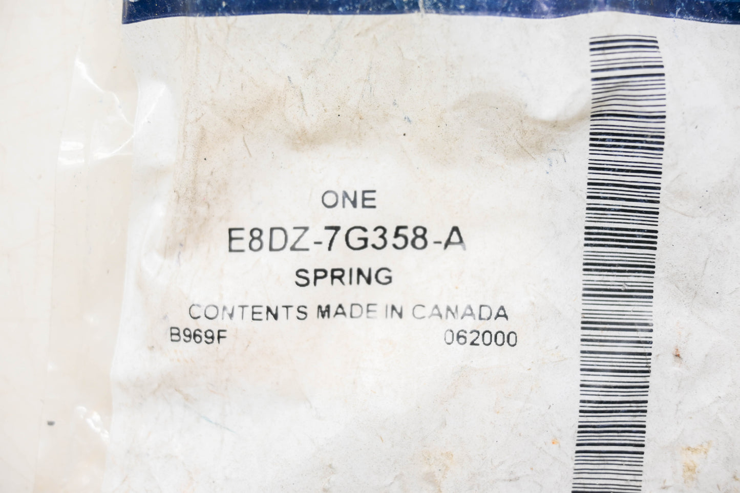 New OEM Ford E8DZ-7G358-A Accumulator Spring NOS