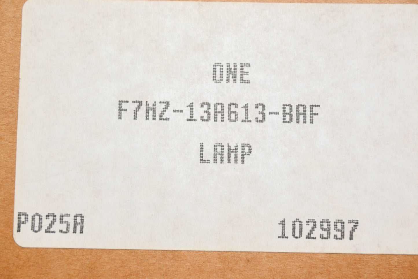 New OEM Ford F7MZ-13A613-BAF Brake Lamp Light Assembly NOS