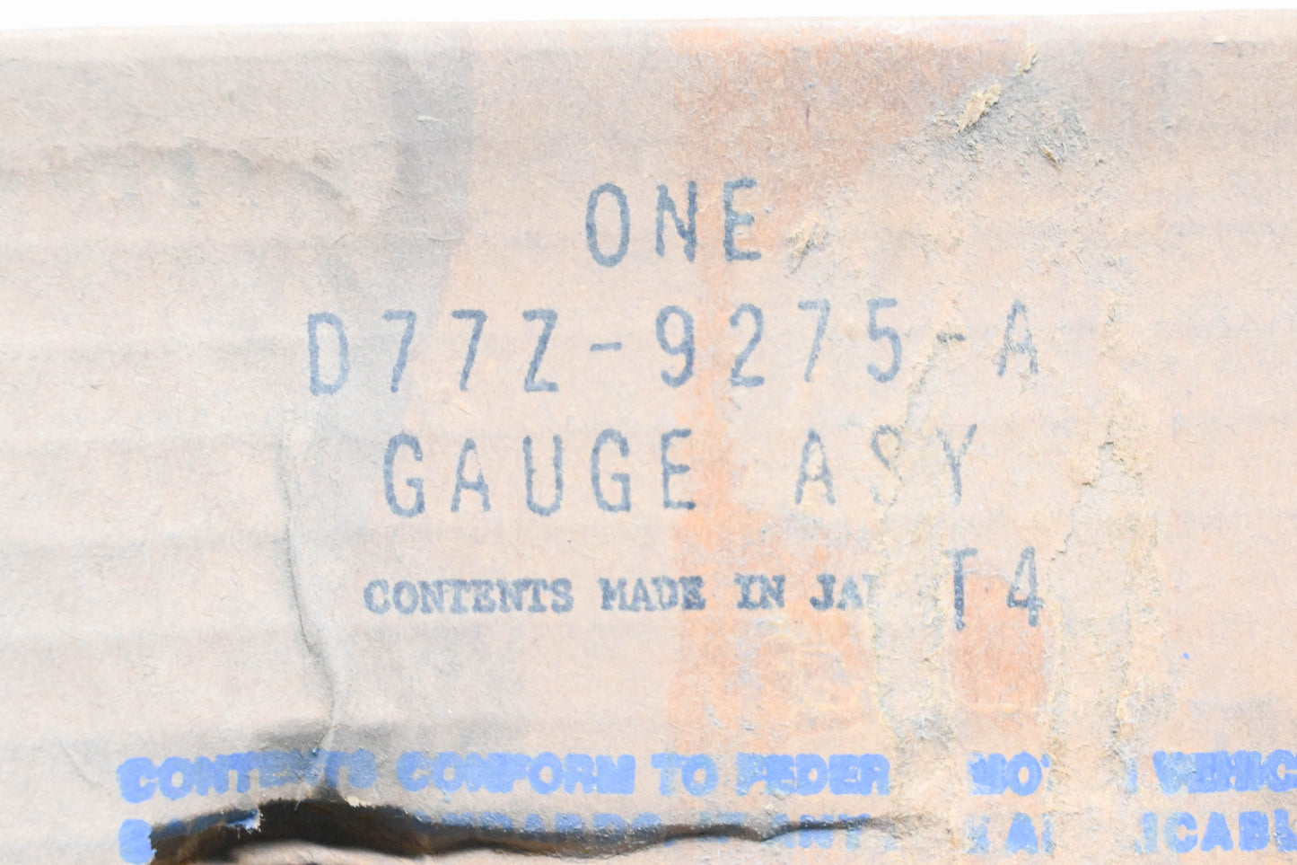 New OEM Ford D77Z-9275-A Gauge Assembly NOS
