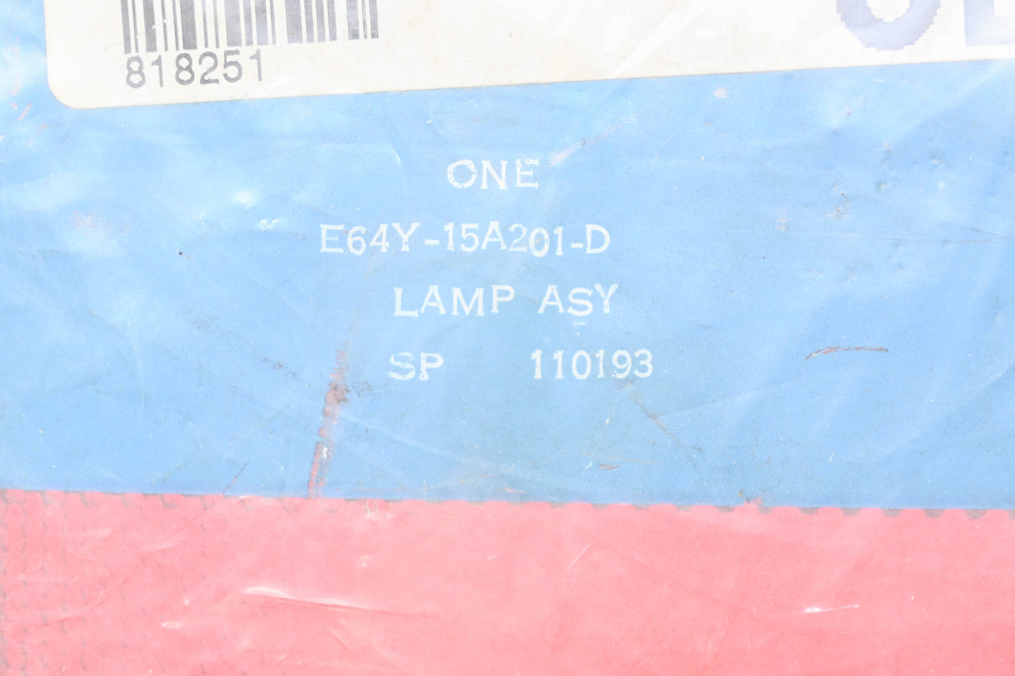 New OEM Ford E64Y-15A201-D Red Passenger Side Rear Marker Lamp Assembly Kit NOS