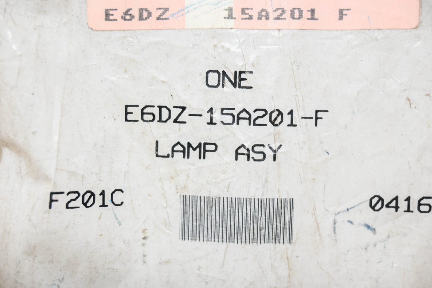 New OEM Ford E6DZ-15A201-F Rear Driver Side Marker Lamp Assembly NOS