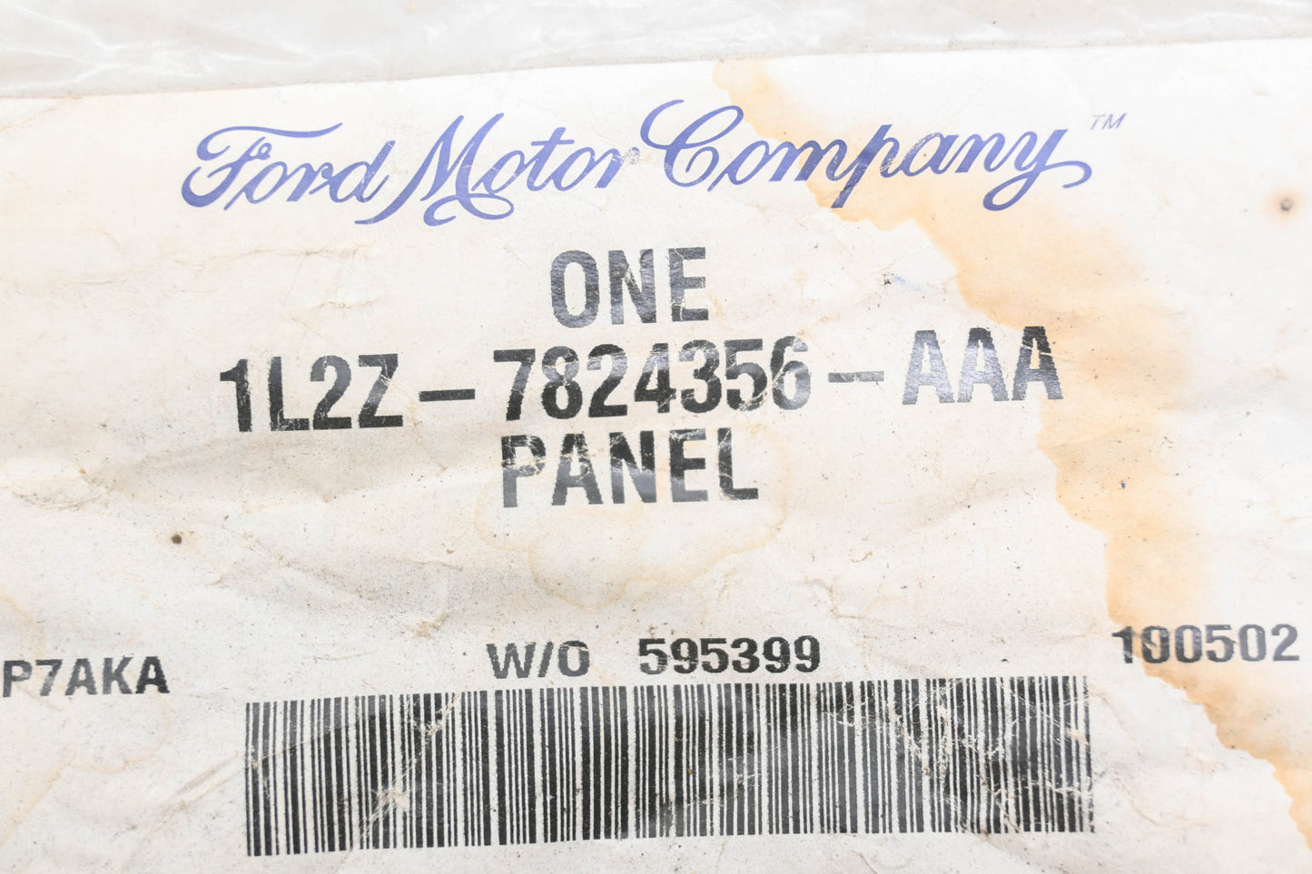 New OEM Ford 1L2Z-7824356-AAA Lower Center Pillar Trim Panel NOS