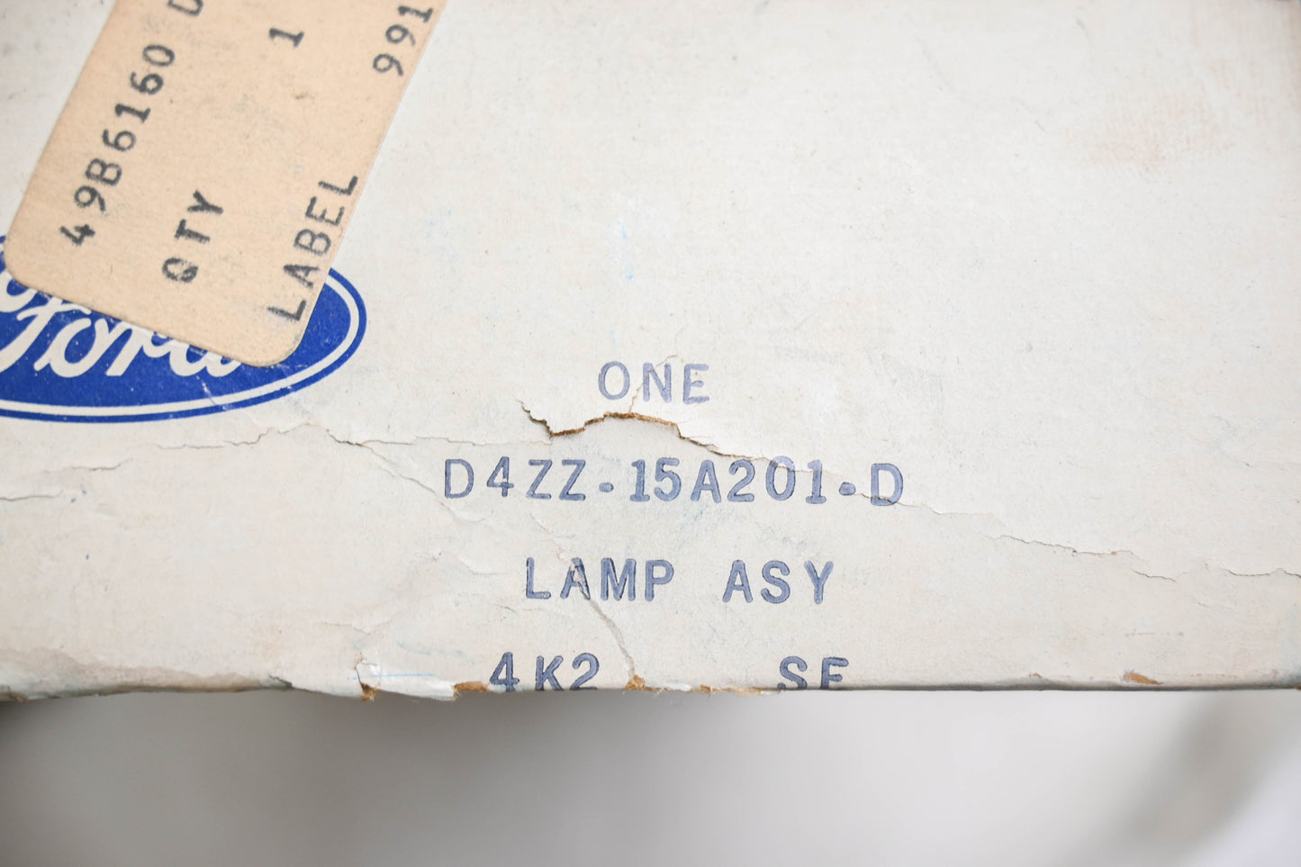 New OEM Ford D4ZZ-15A201-D Rear Driver Side Marker lamp NOS