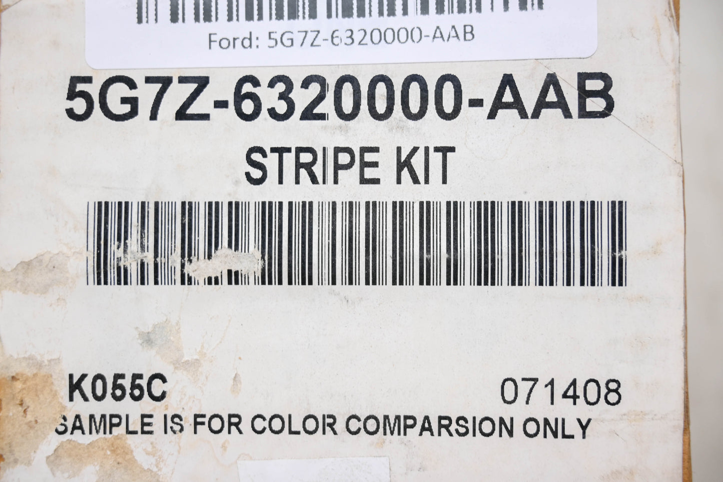 New OEM Ford 5G7Z-6320000-AAB Stripe Decal Kit NOS