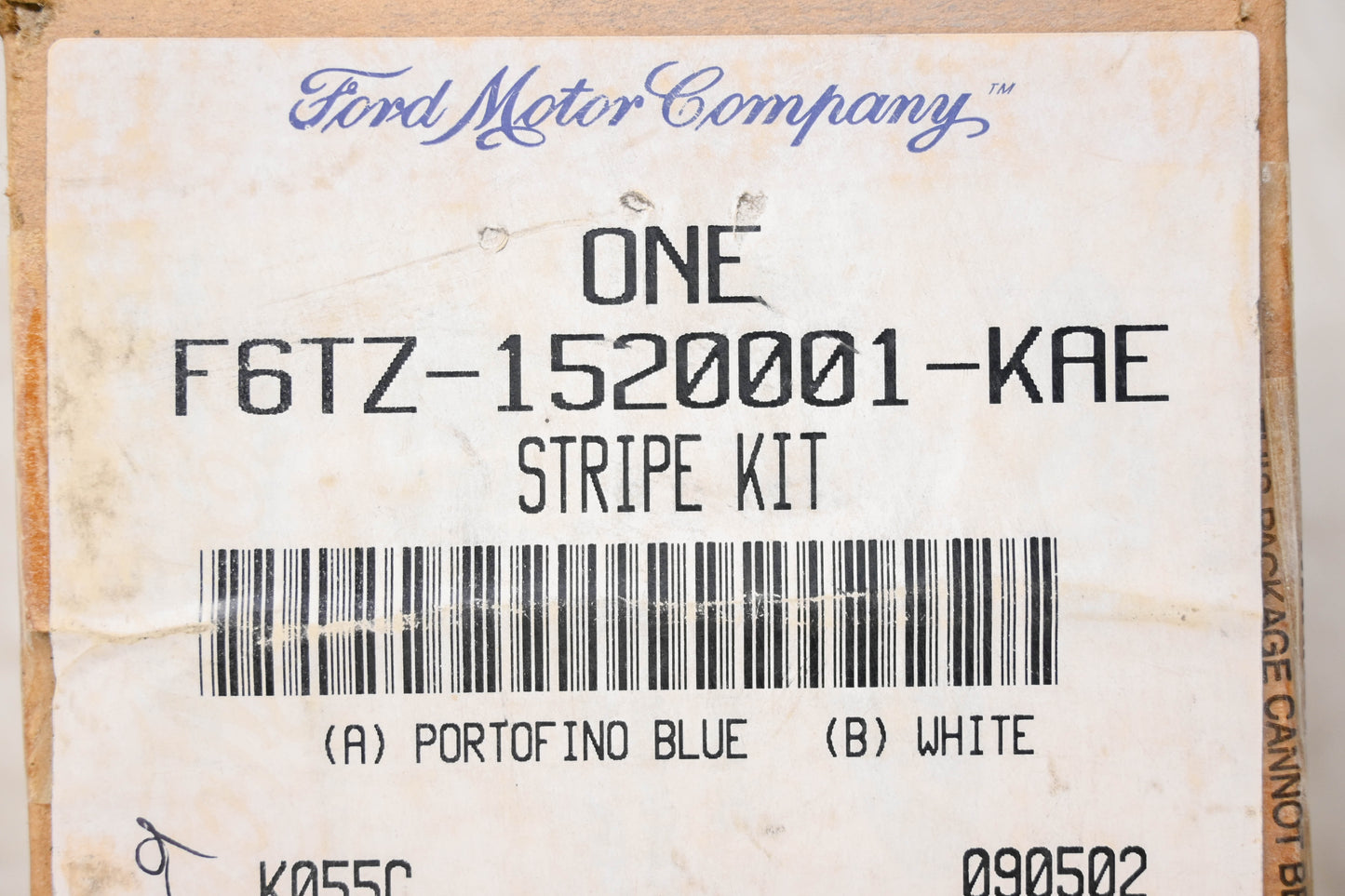 New OEM Ford F6TZ-1520001-KAE Stripe Decal Kit NOS