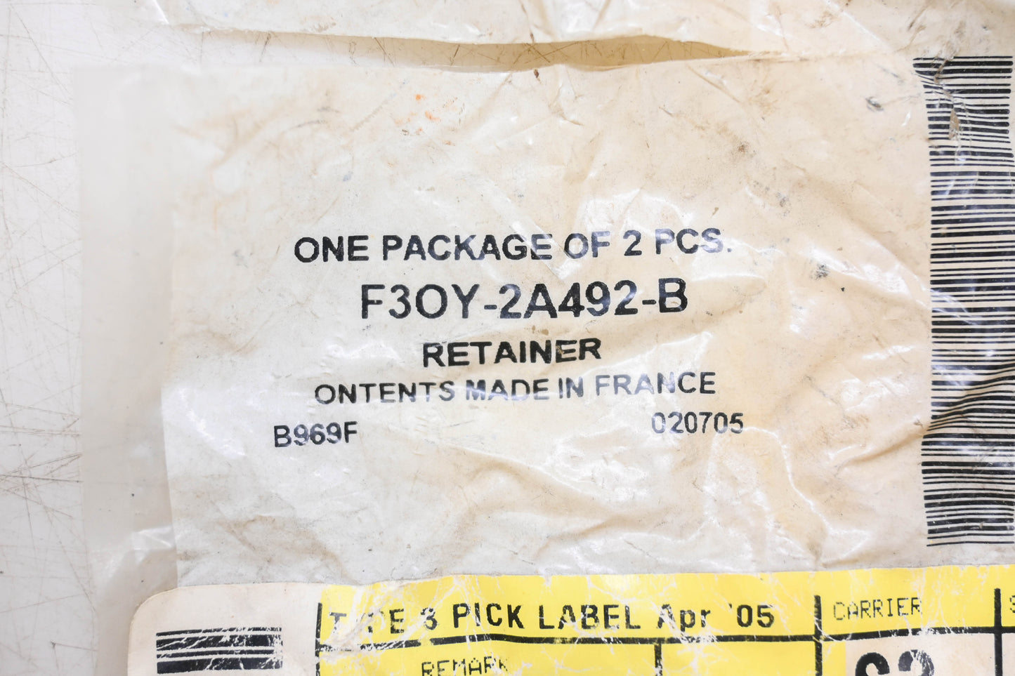 New OEM Ford F3OY-2A492-B Retainers Qty 2 NOS