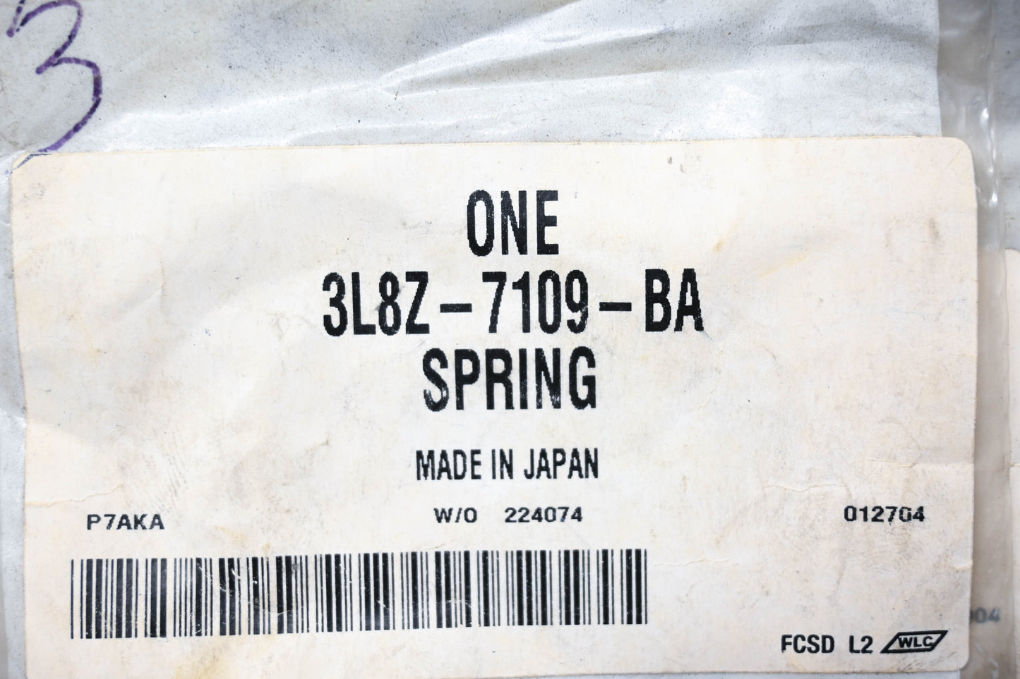 New OEM Ford 3L8Z-7109-BA Synchronizer Spring NOS