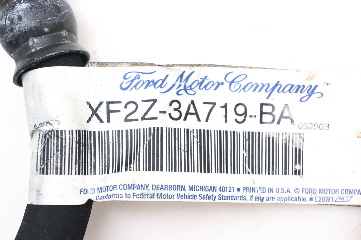 New OEM Ford XF2Z-3A719-BA, XF2Z3A719BA Power Steering Pressure Hose NOS