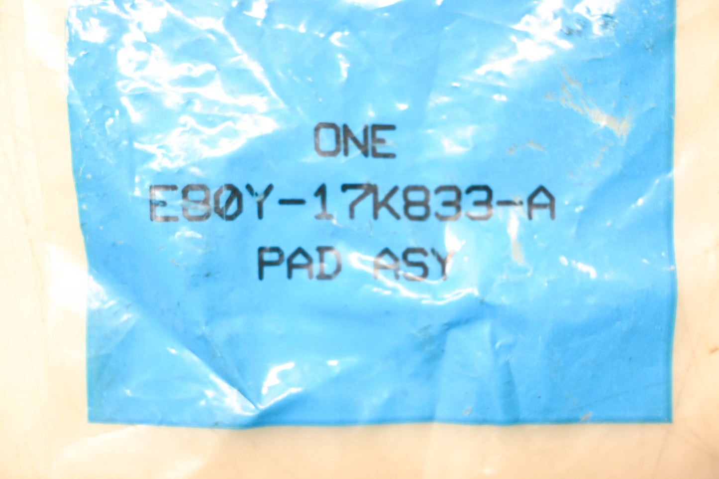 New OEM Ford E8OY-17K833-A Front Bumper Pad Strip NOS