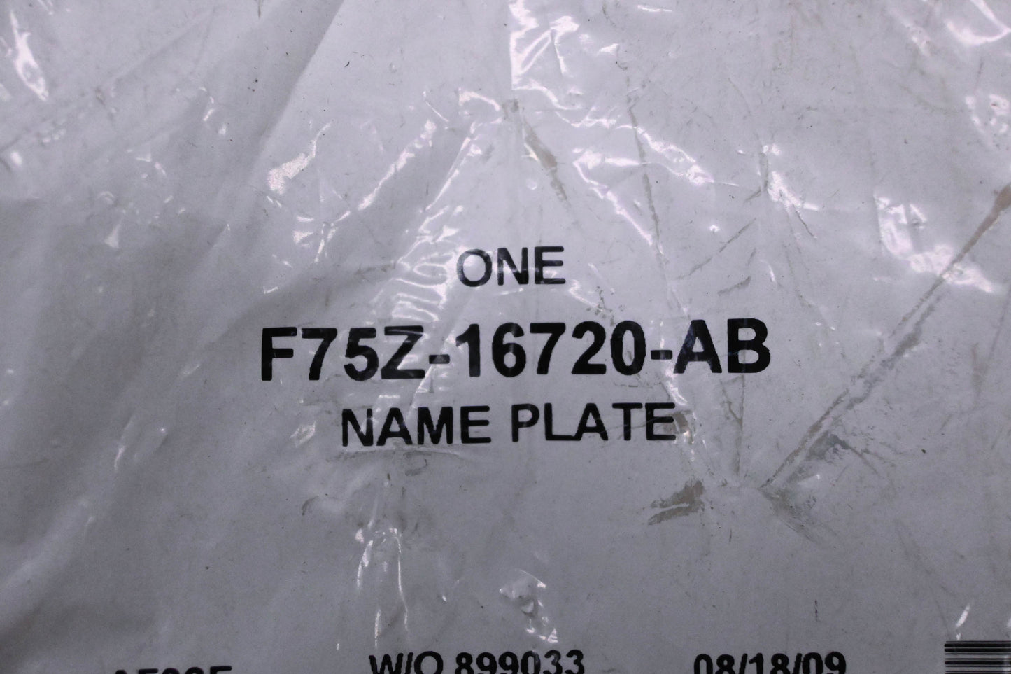 New OEM Ford F75Z-16720-AB Expedition XLT Nameplate NOS