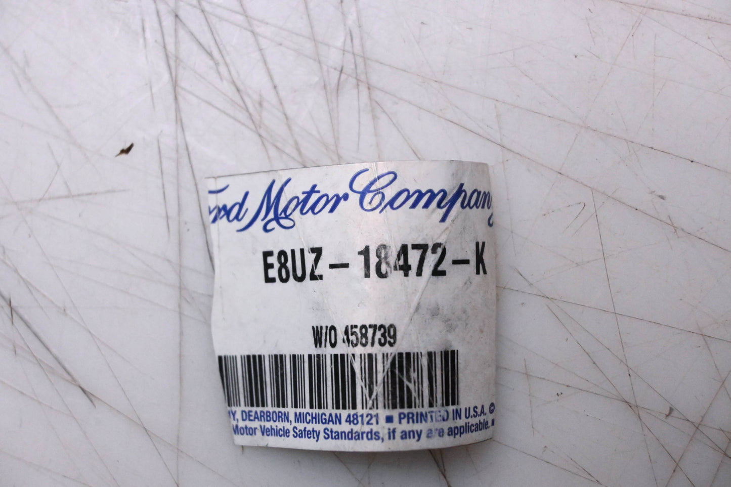 New OEM Ford E8UZ-18472-K Water Pump Return Hose Assembly NOS