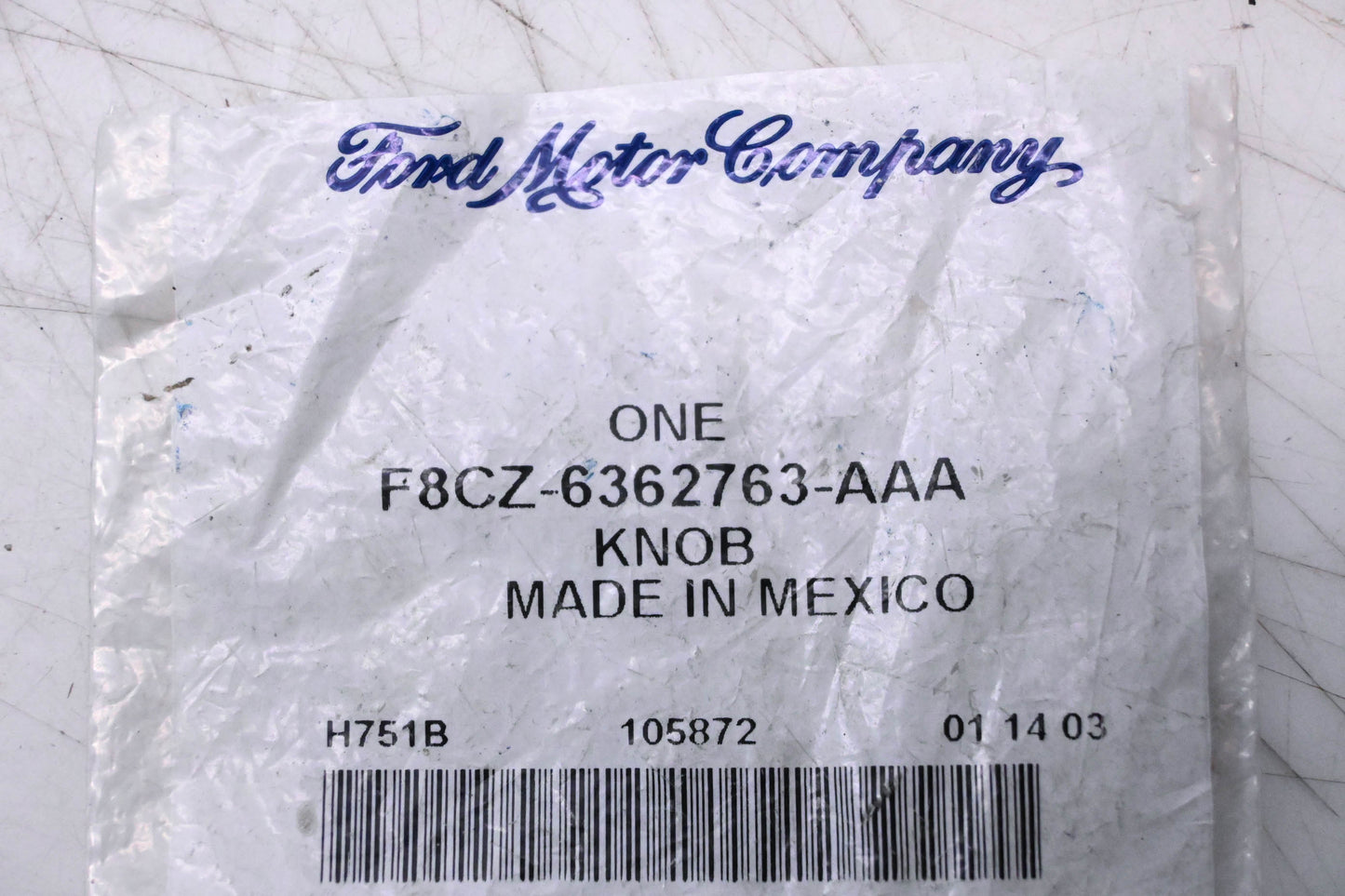 New OEM Ford F8CZ-6362763-AAA Seat Back Latch Handle Knob NOS