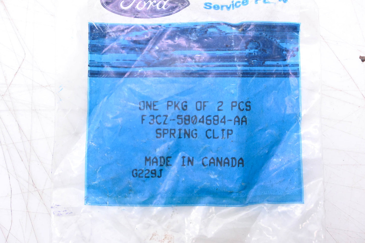 New OEM Ford F3CZ-5804684-AA Console Trim Retainers Qty 2 NOS