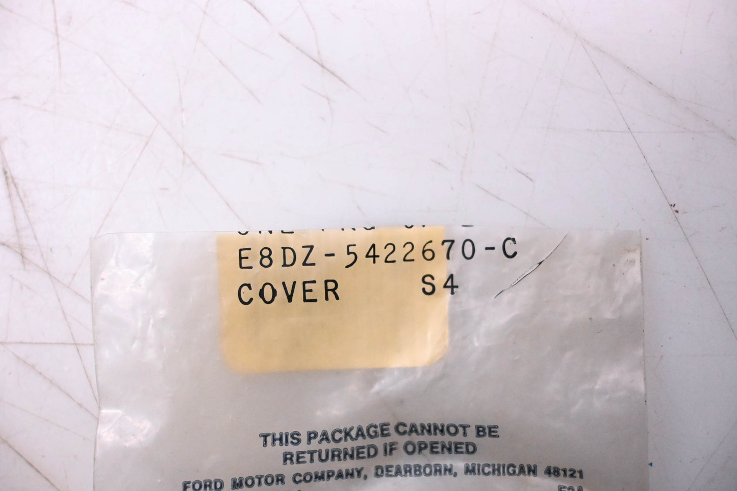 New OEM Ford E8DZ-5422670-C Interior Door Handle Trim Cover NOS