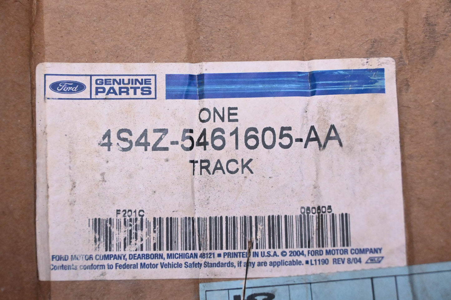 New OEM Ford 4S4Z-5461605-AA Seat Track Assembly NOS