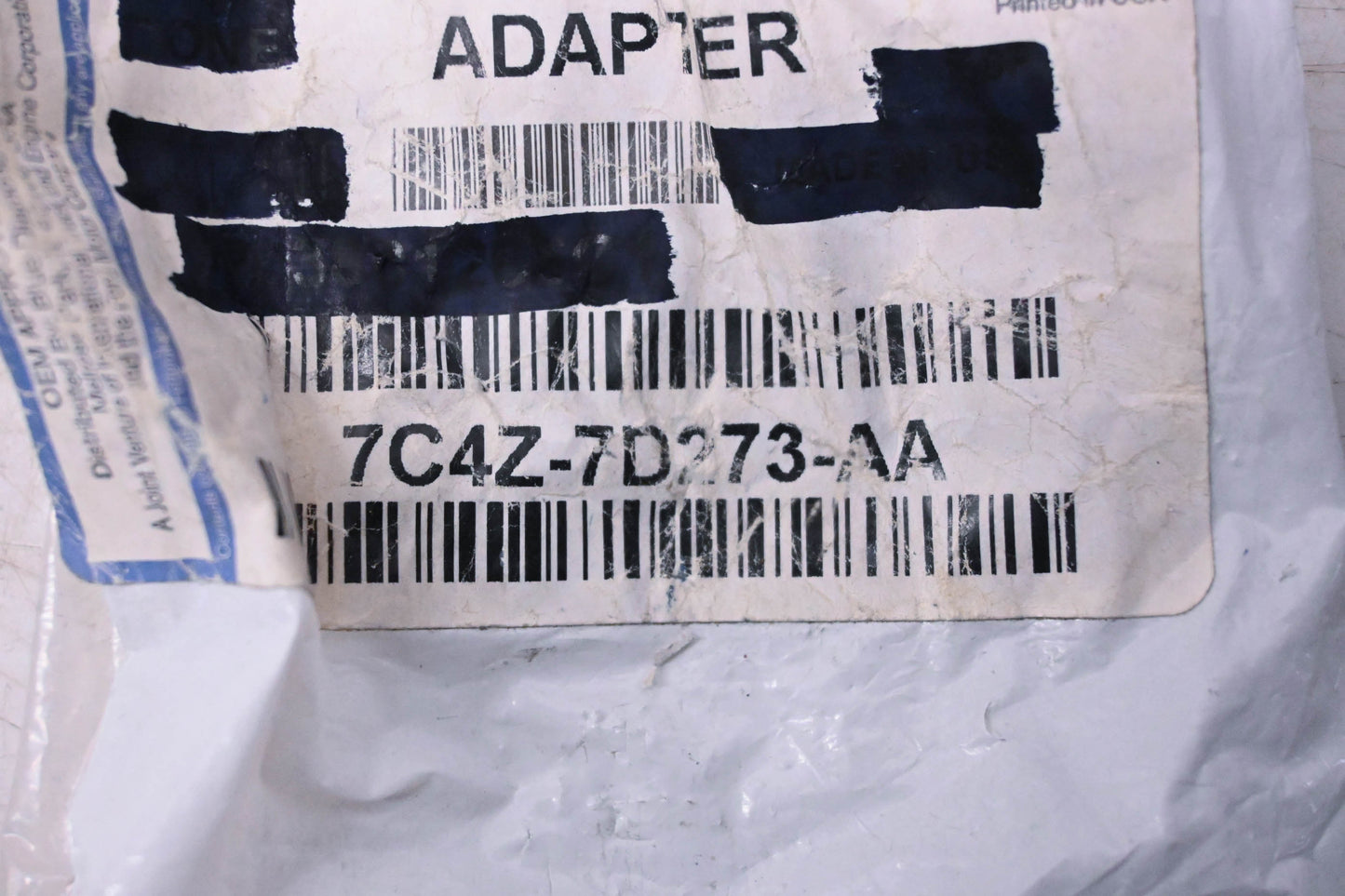 New OEM Ford 7C4Z-7D273-AA Connector/ Adapter NOS