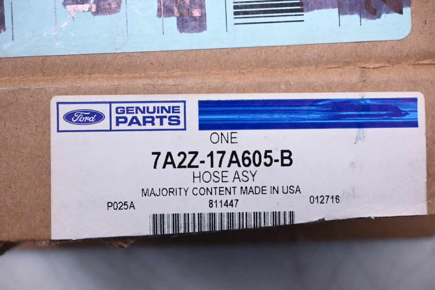 New OEM Ford 7A2Z-17A605-B Upper Hose Assembly NOS
