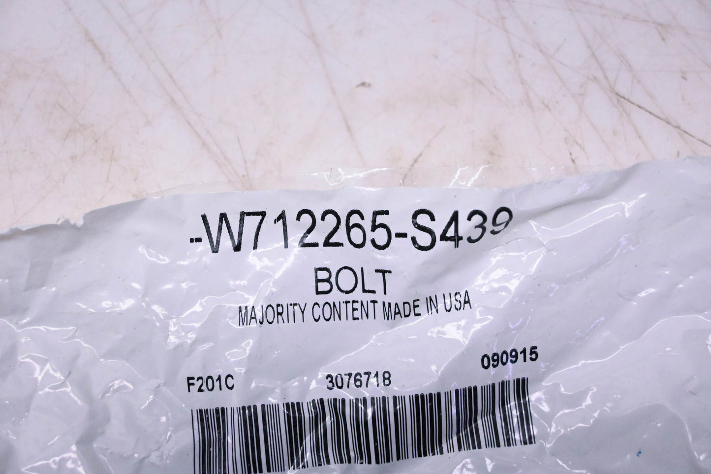 New OEM Ford W712265-S439 Drive Shaft Coupling Bolt NOS