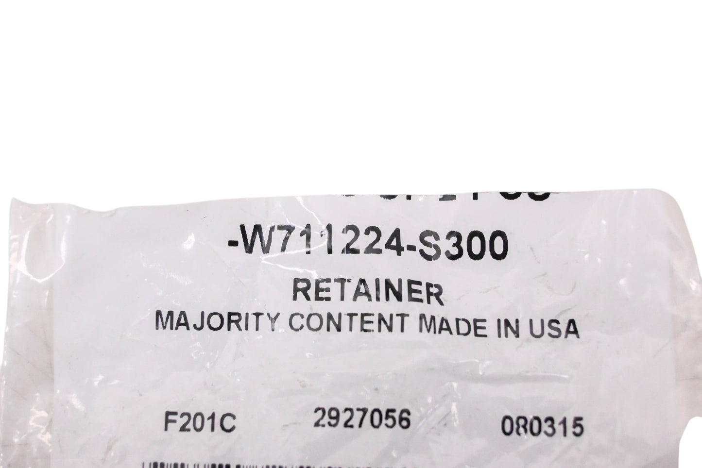 New OEM Ford W711224-S300 Retainers Qty 2 NOS