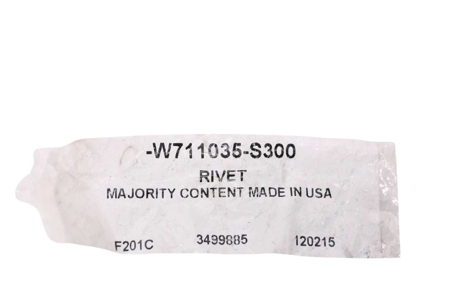 New OEM Ford W711035-S300 Fender Splash Shield Fasteners Qty 5 NOS