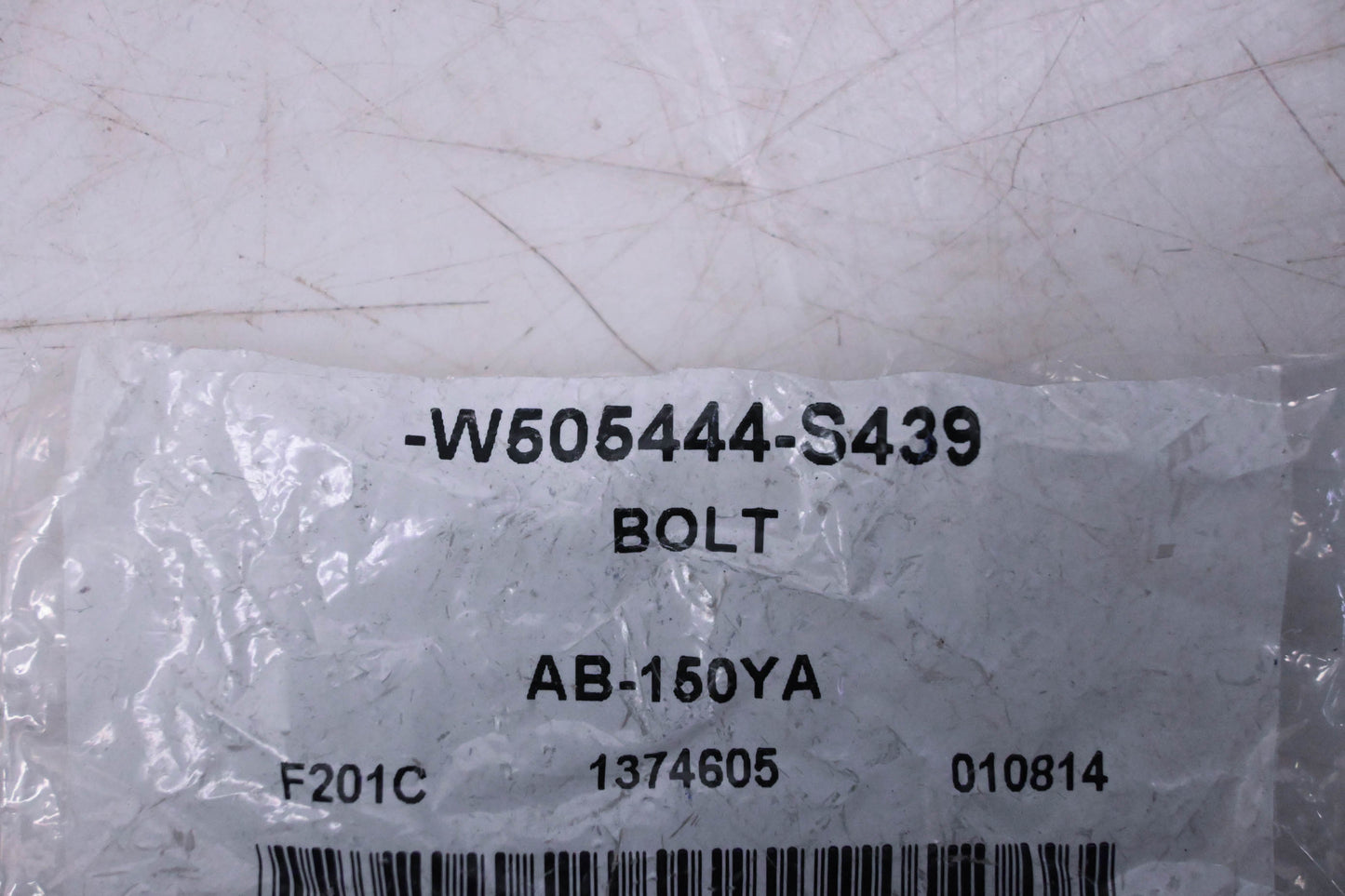 New OEM Ford W505444-S439 Skid Plate Mount Bolt NOS