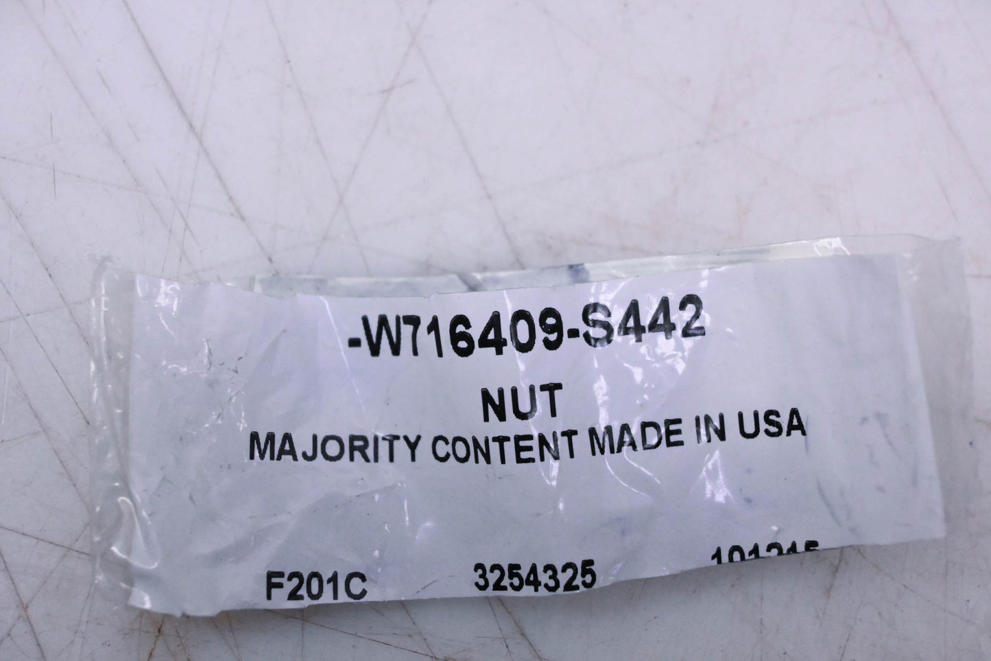 New OEM Ford W716409-S442 Hinge Nut NOS