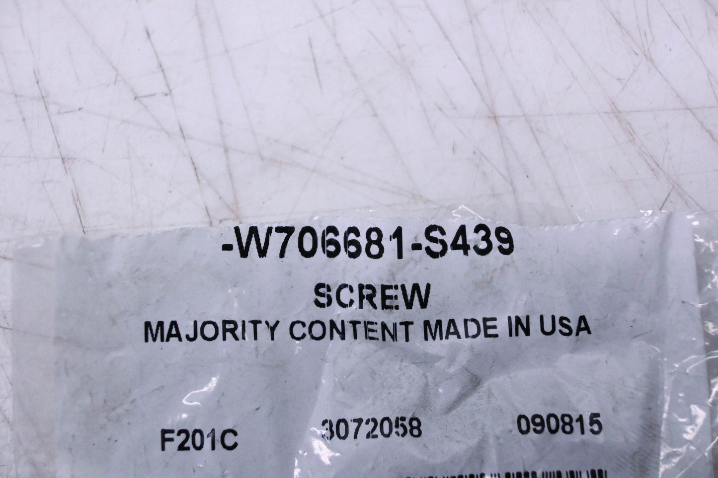 New OEM Ford W706681-S439 Rear Bracket Bolt NOS