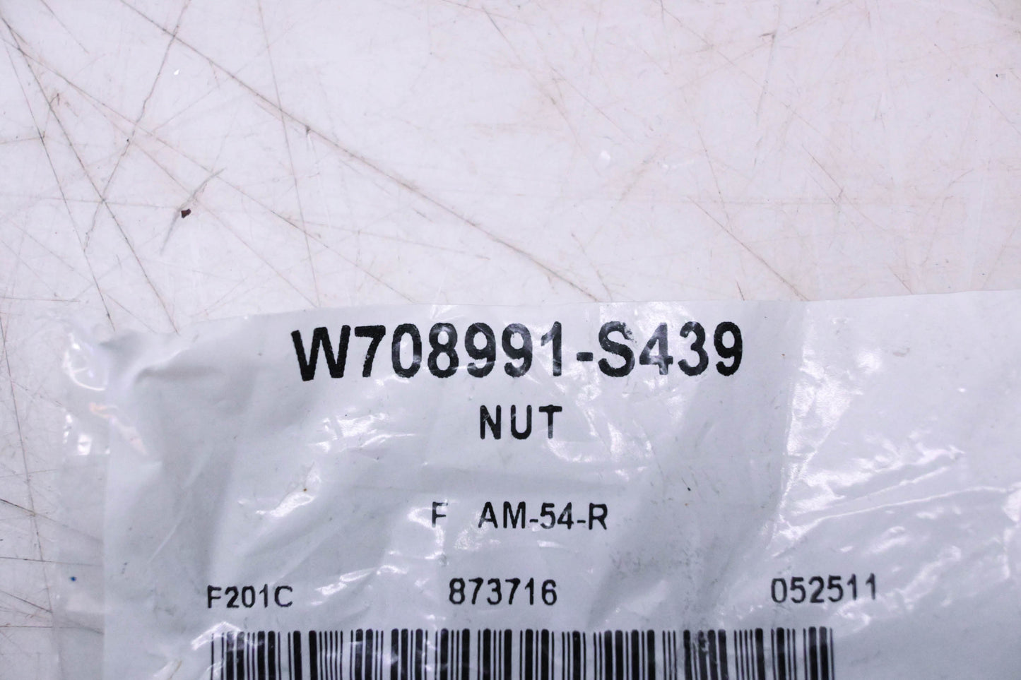 New OEM Ford W708991-S439 Splash Shield U-Nuts Qty 4 NOS