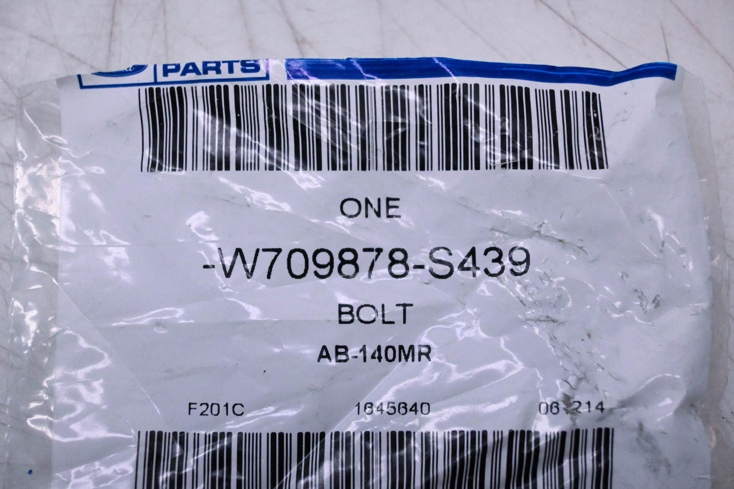New OEM Ford W709878-S439 Mount Bushing Bolt NOS