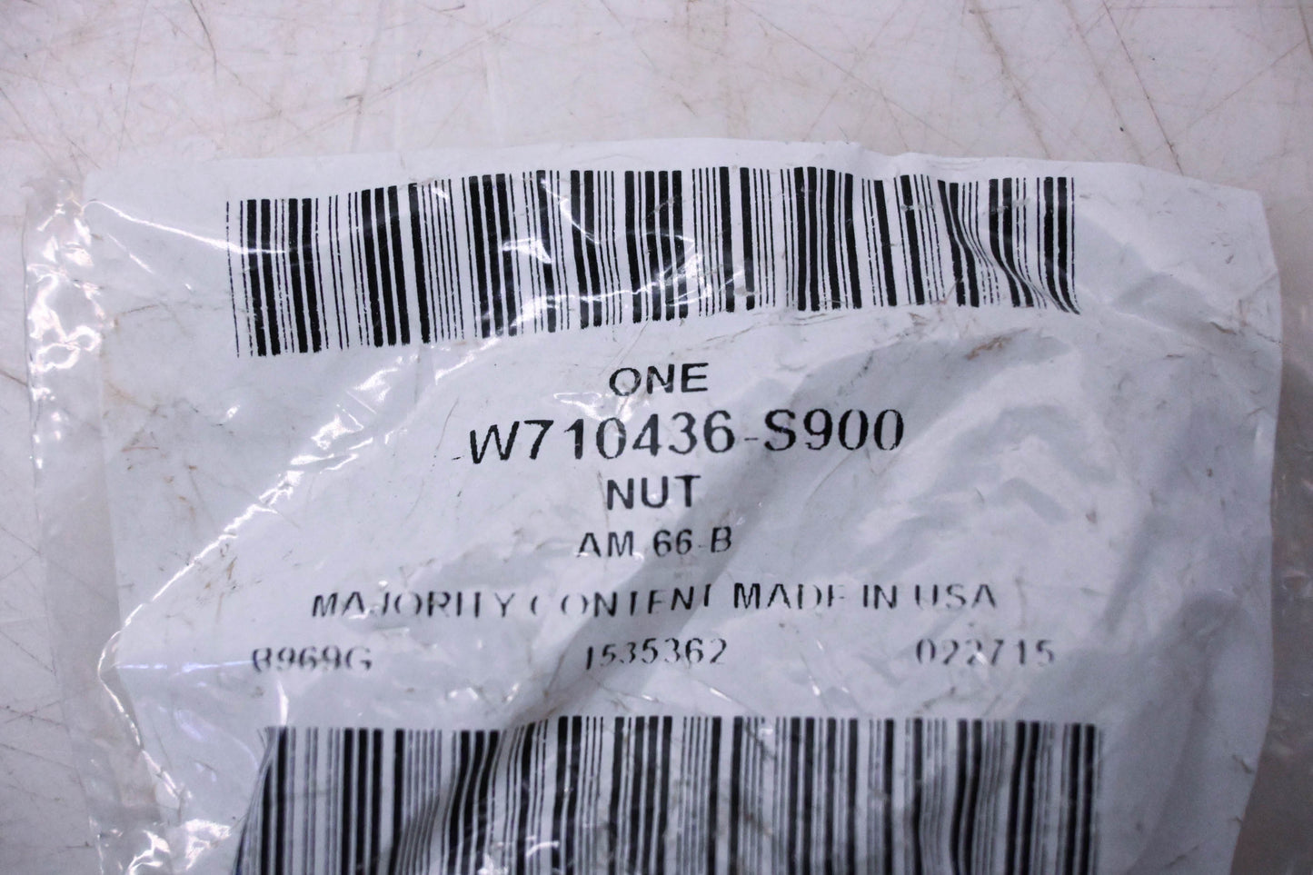 New OEM Ford W710436-S900 Trailing Arm Retainer Nut NOS
