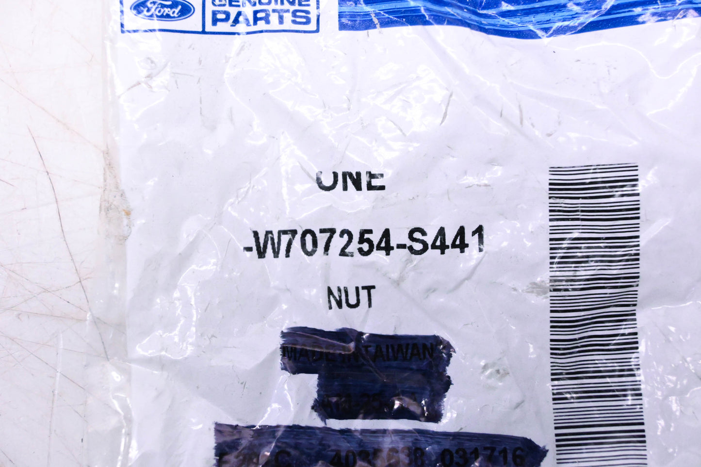 New OEM Ford W707254-S441 Lower Ball Joint Nut NOS