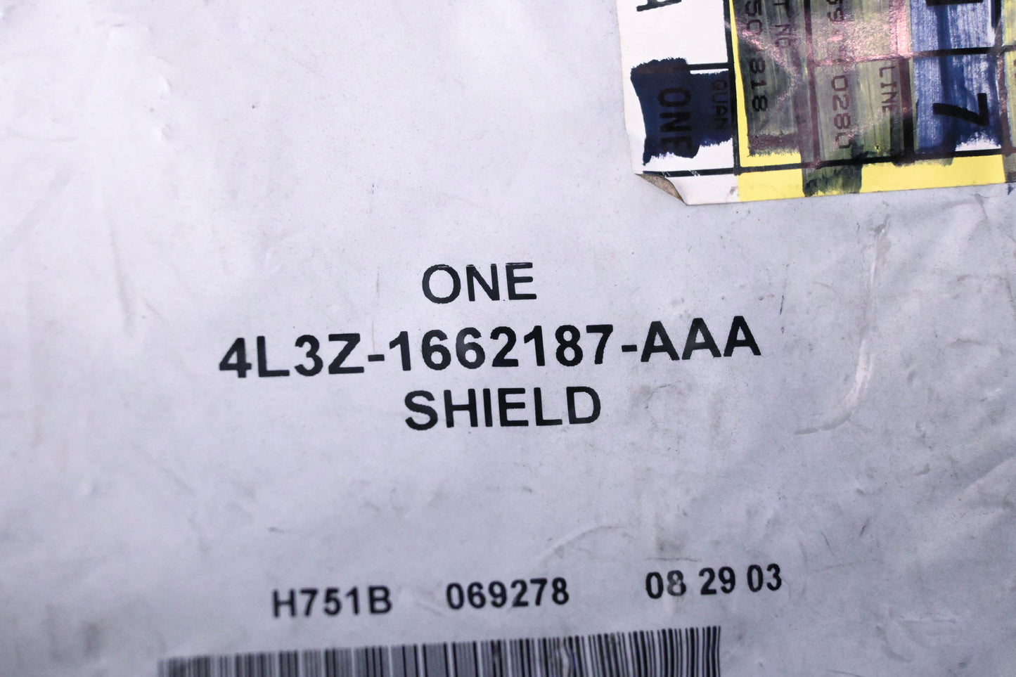 New OEM Ford 4L3Z-1662187-AAA Shield NOS