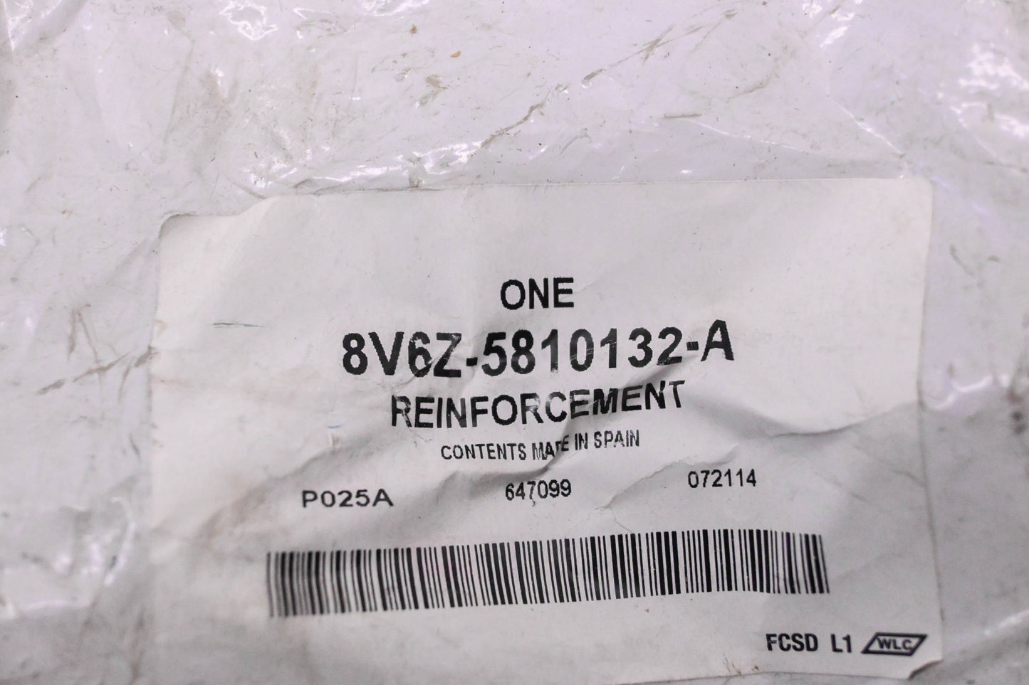 New OEM Ford 8V6Z-5810132-A Rear Rail Reinforcement Bracket NOS