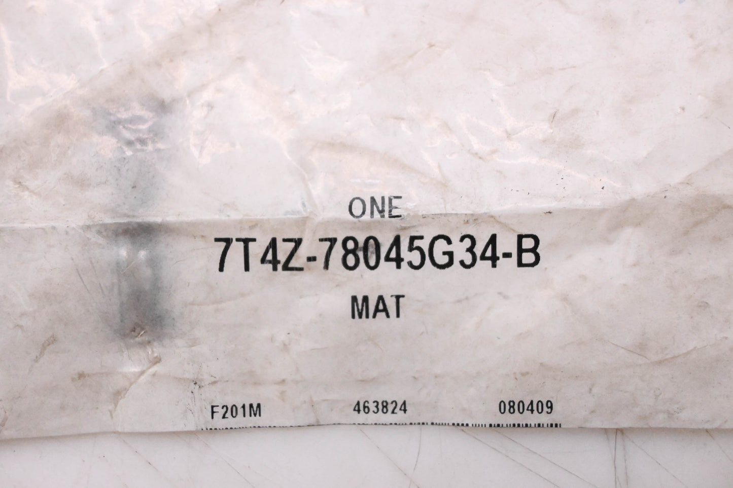 New OEM Ford 7T4Z-78045G34-B Mat NOS