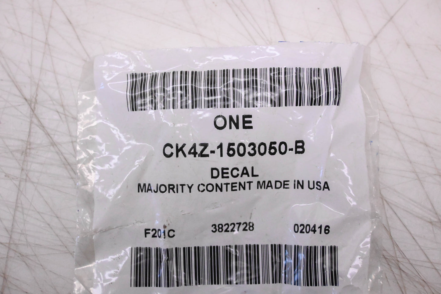 New OEM Ford CK4Z-1503050-B AC Label Decal NOS
