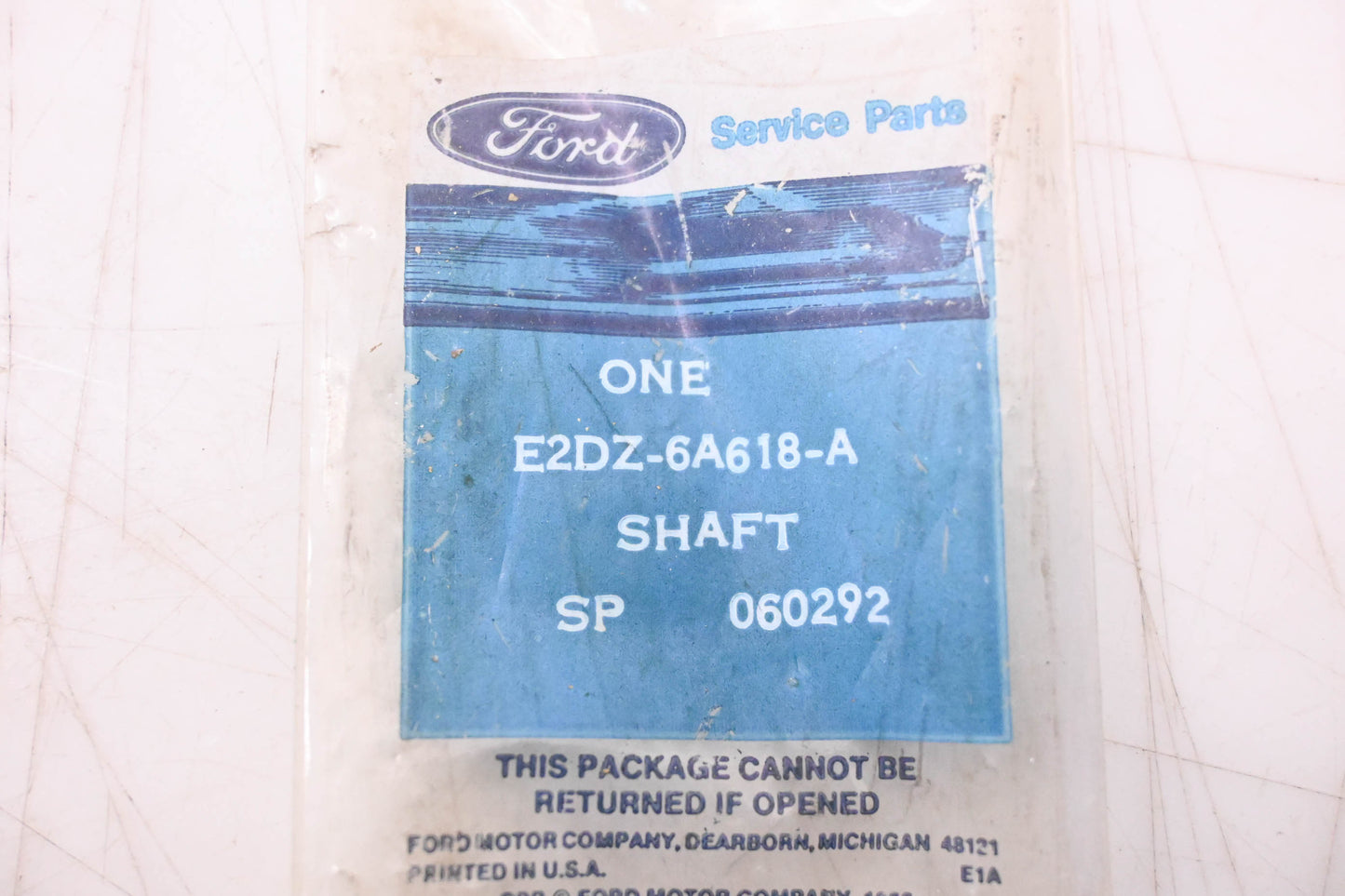 New OEM Ford E2DZ-6A618-A Engine Oil Pump Shaft NOS