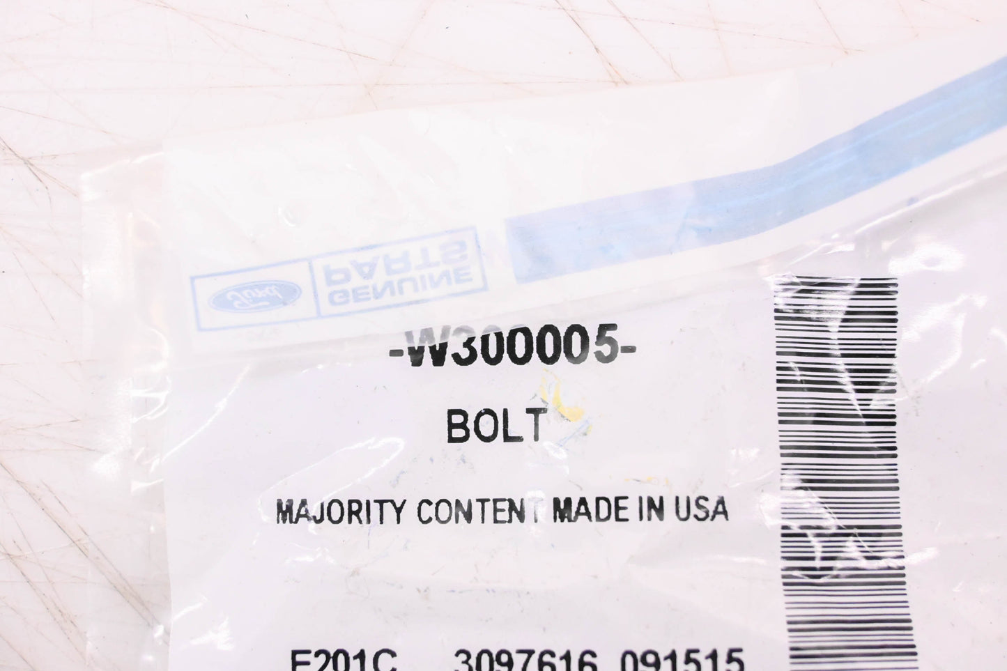 New OEM Ford W300005 Bolt NOS