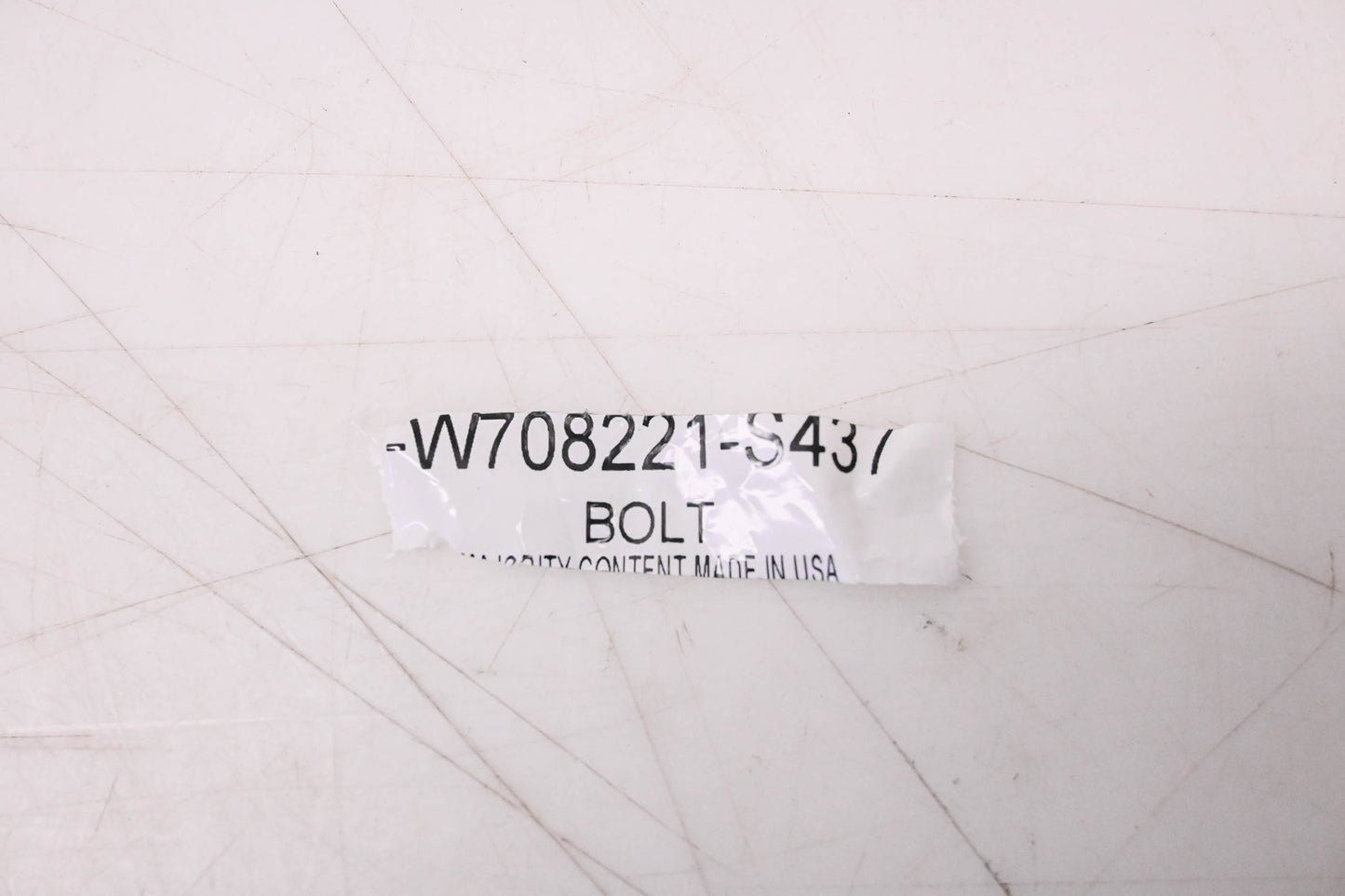 New OEM Ford W708221-S437 Bolt NOS