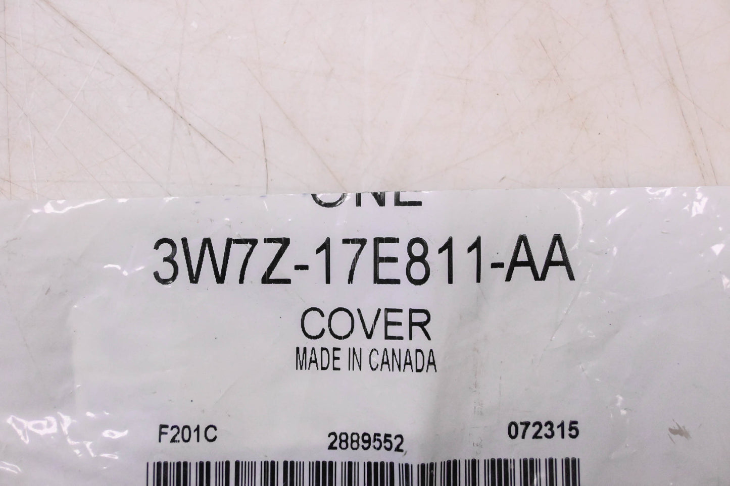 New OEM Ford 3W7Z-17E811-AA Left Side Bumper Cover NOS