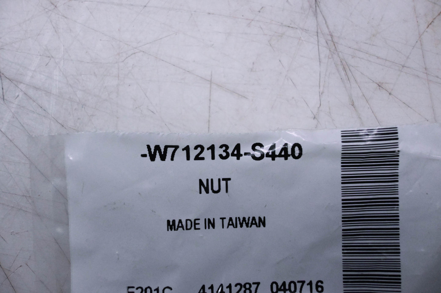 New OEM Ford W712134-S440 Top Nut NOS
