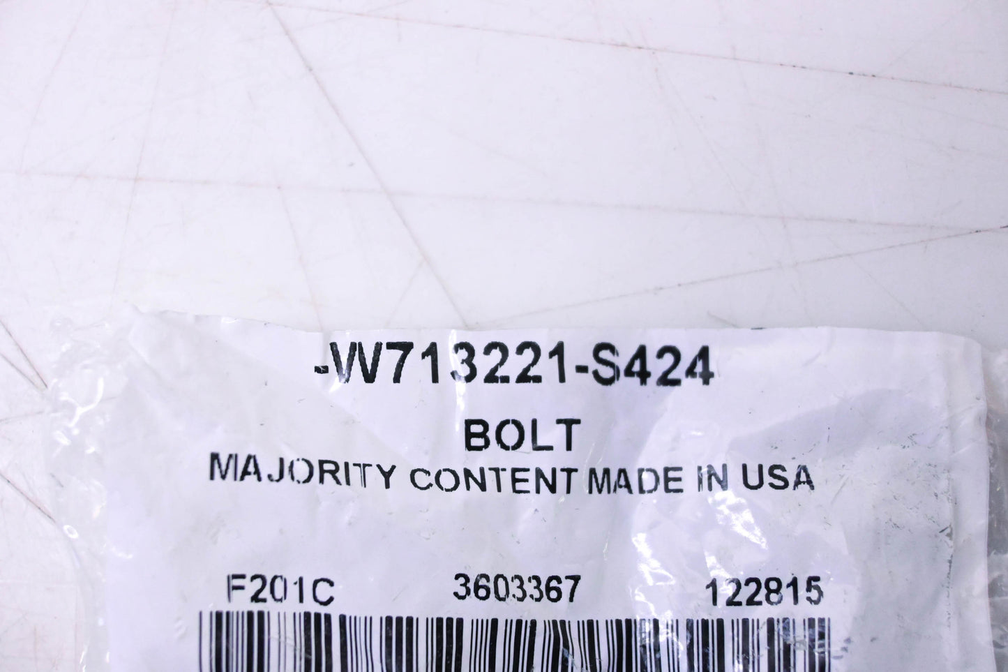 New OEM Ford W713221-S424 Bolt NOS