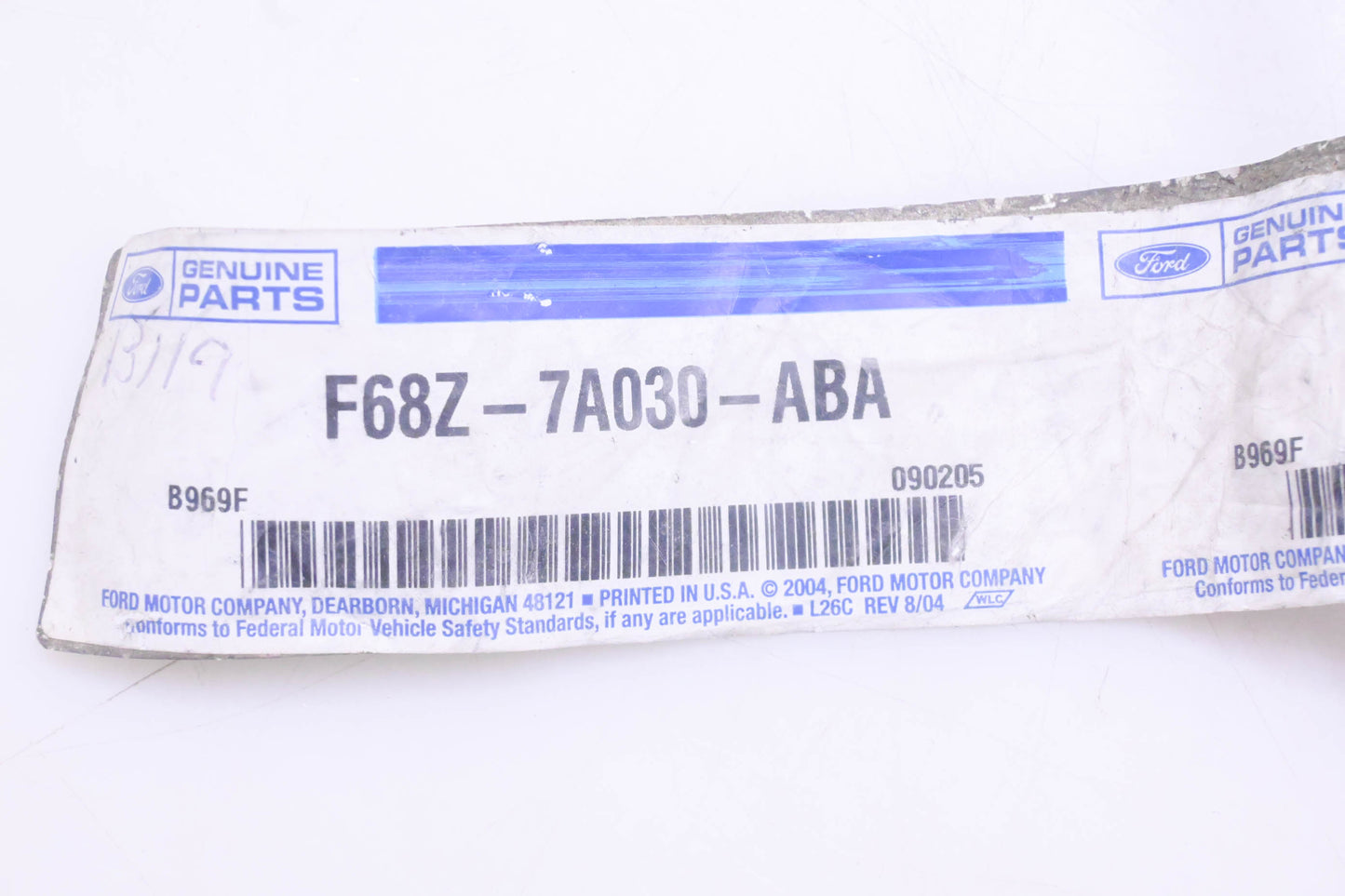 New OEM Ford F68Z-7A030-ABA, DE4331 Tube NOS