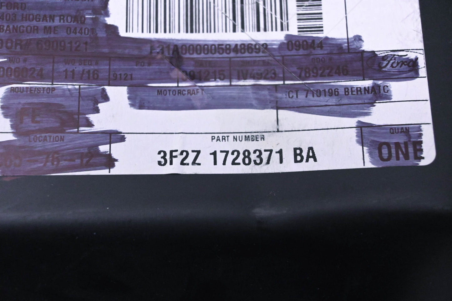 New OEM Ford 3F2Z-1728371-BA Splash Shield NOS